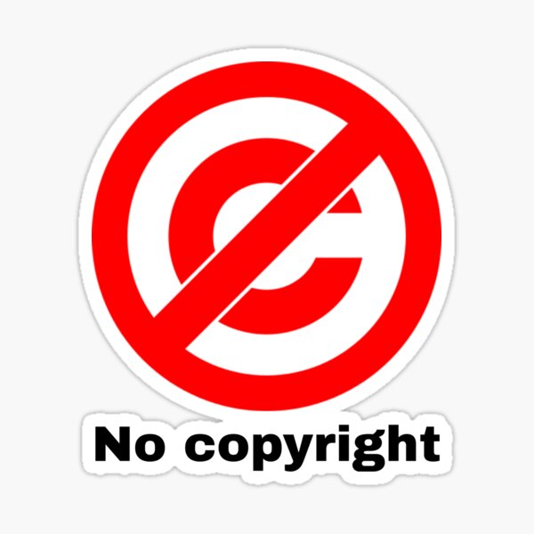 No Copyright Stickers Redbubble