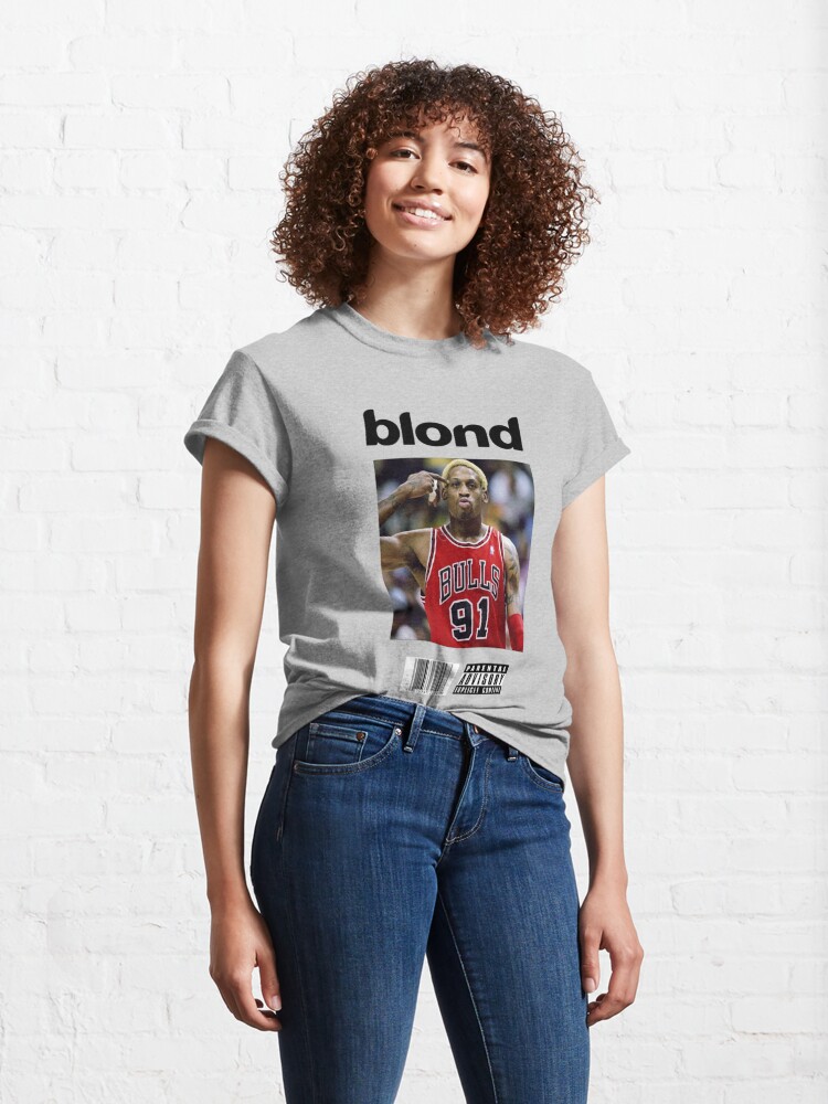 Disover Dennis Rodman Bulls Blonde Cover Art Classic T-Shirt