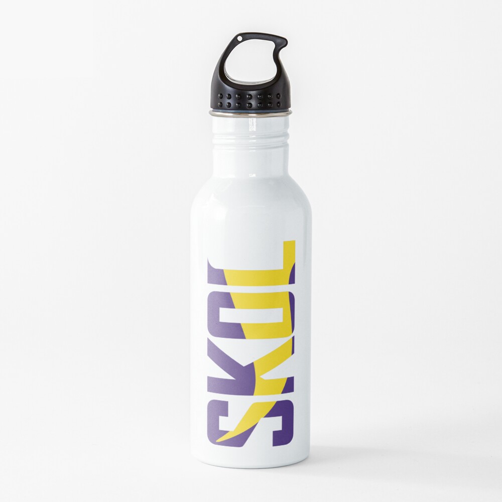 Minnesota Vikings Skol Text Design' Water Bottle for Sale by