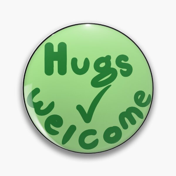 Item preview, Con Button Hugs Welcome designed and sold by irl-boyf.