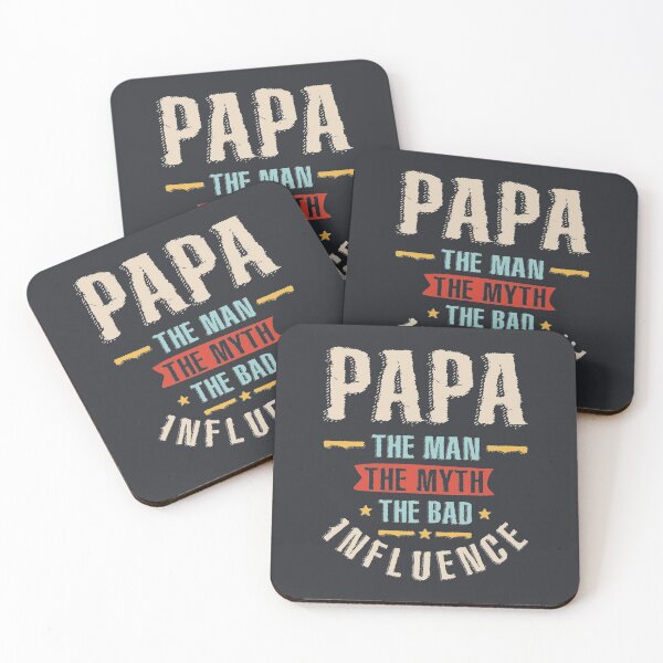 Item preview, Mens Papa The Man The Myth The Bad Influence Gift designed and sold by cidolopez.
