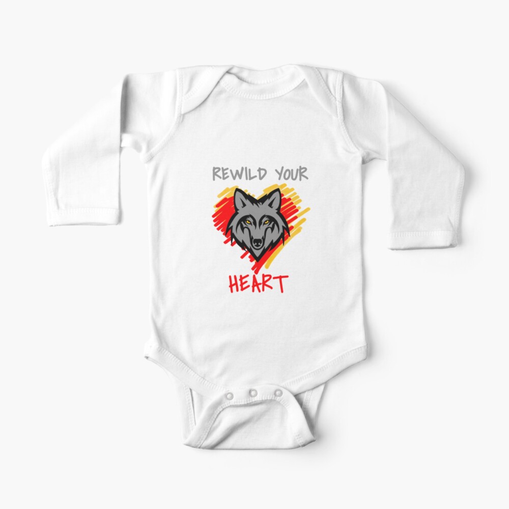 Rewild Your Heart Baby One-Piece