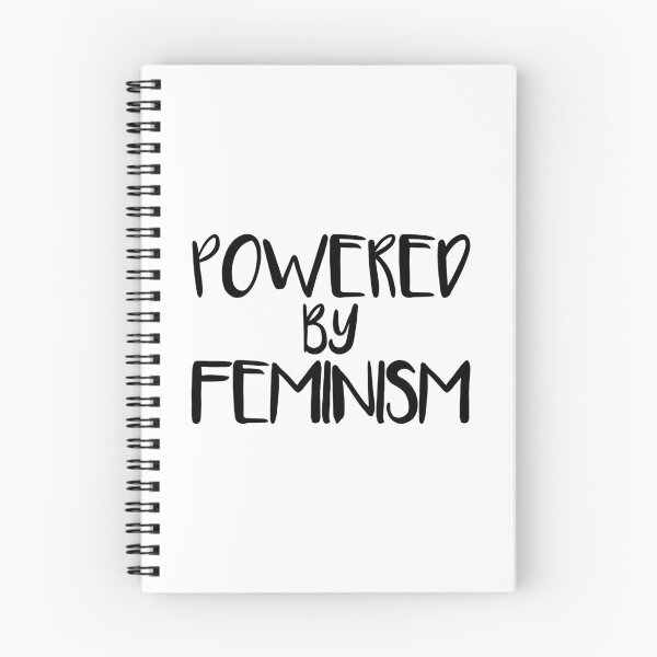 Item preview, POWERED BY FEMINISM feminist text slogan designed and sold by MacPean.