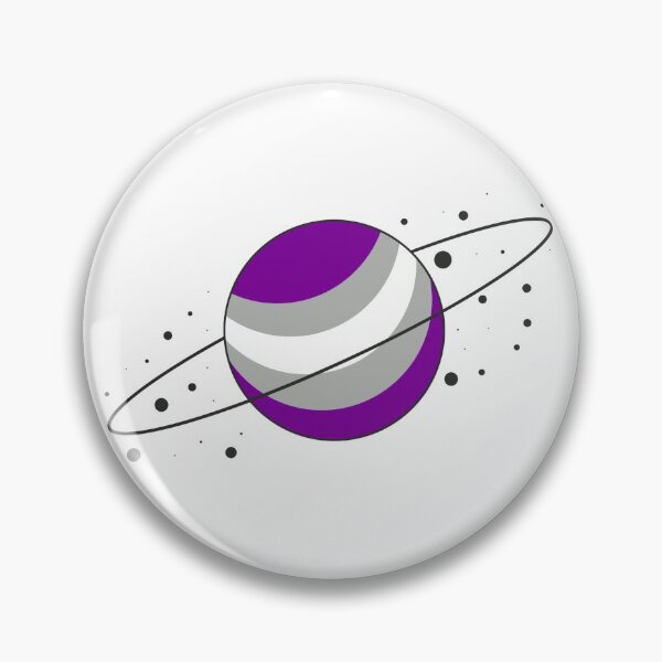 Item preview, Gray Ace Pride Planet designed and sold by SavaMari.