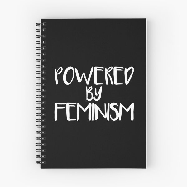 Item preview, POWERED BY FEMINISM feminist text slogan designed and sold by MacPean.