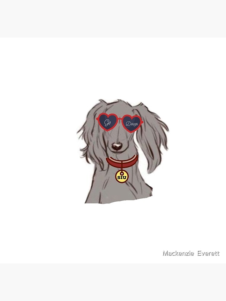 SIU saluki Pin for Sale by kenzieeverett2 Redbubble - Main Image