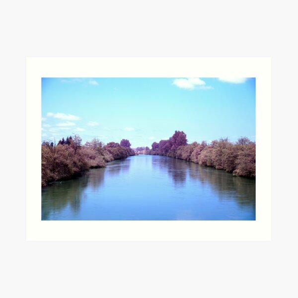 Fade to Blue Art Print