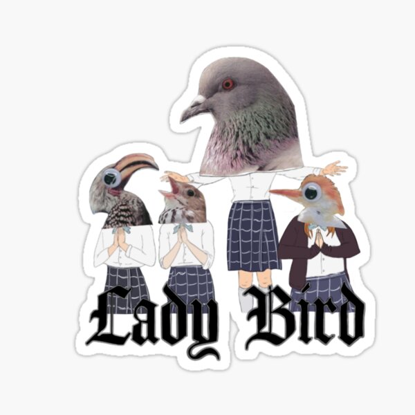 lady bird cycle sticker