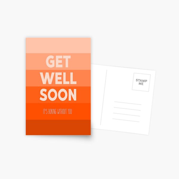 Item preview, Get Well Soon designed and sold by OrangeSunStudio.