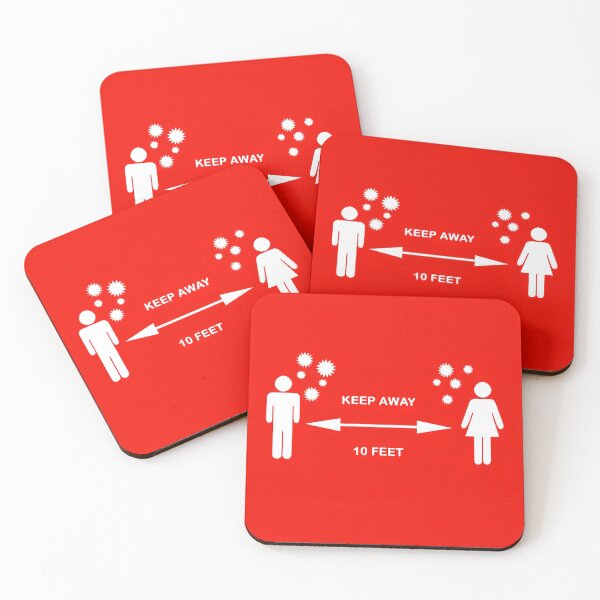 Item preview, Keep Away 10 Feet Red designed and sold by Elisabeth Lucas.