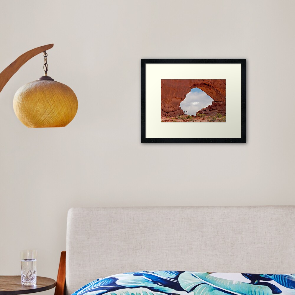 North Window Arch, Arches National Park Framed Art Print