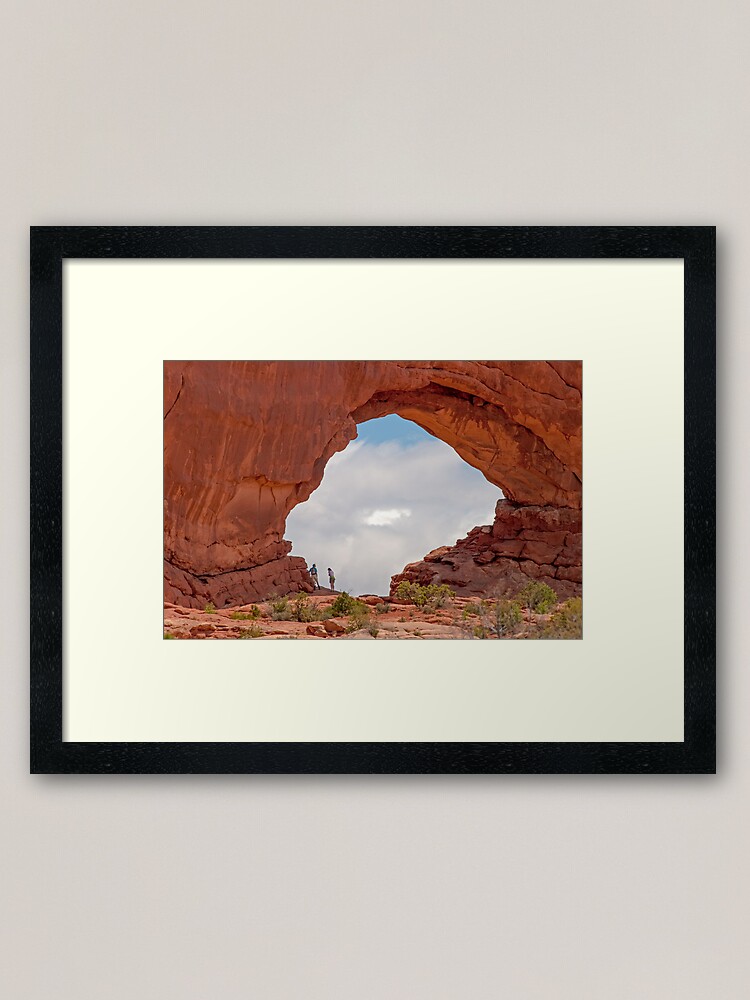 Alternate view of North Window Arch, Arches National Park Framed Art Print