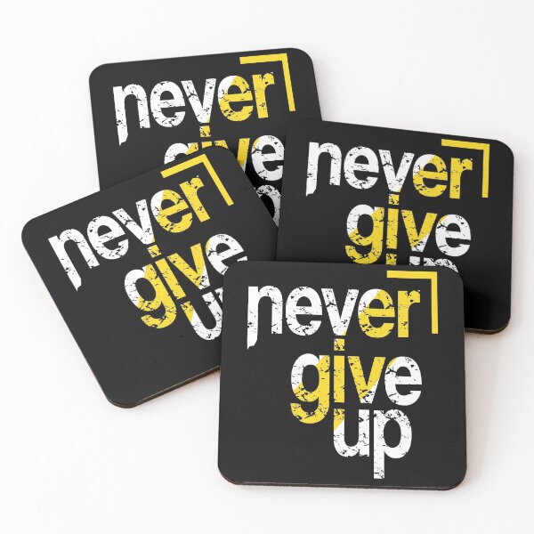 Item preview, Never give up designed and sold by favoritequotes.