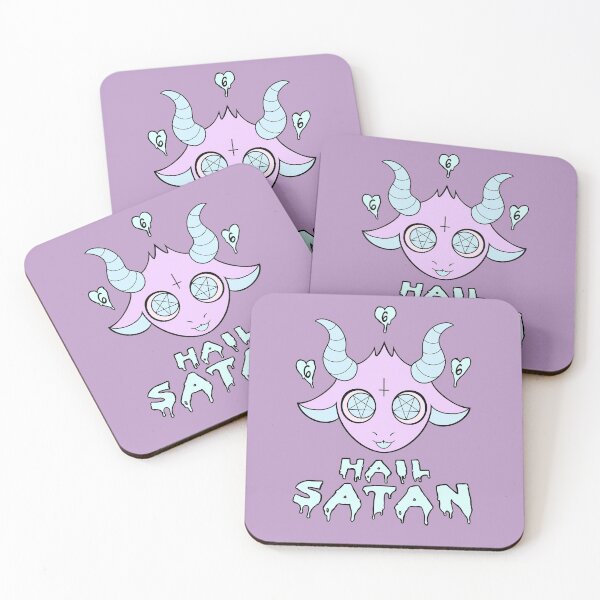 Item preview, All Hail Pastel Goth Satan 666 designed and sold by happyroadkill.