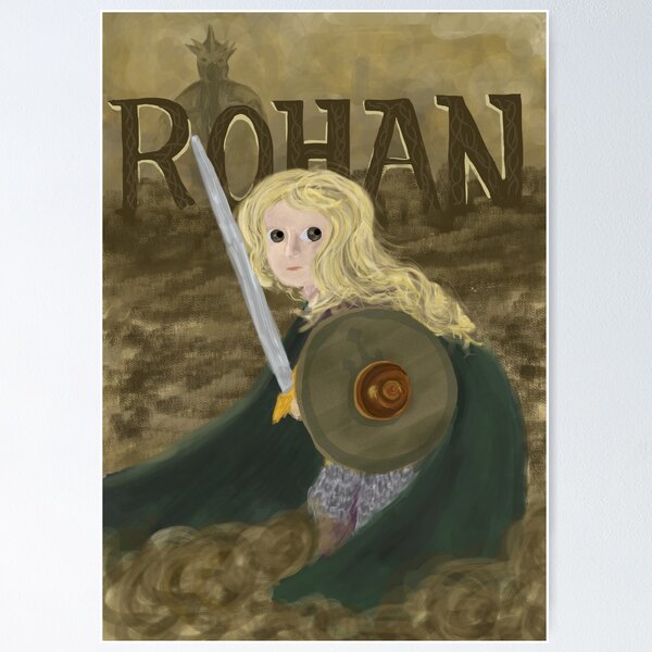 Inktober, Eowyn, LotR, Tolkien, Rohan, Shieldmaiden Poster for Sale by  SabrinaMillsArt