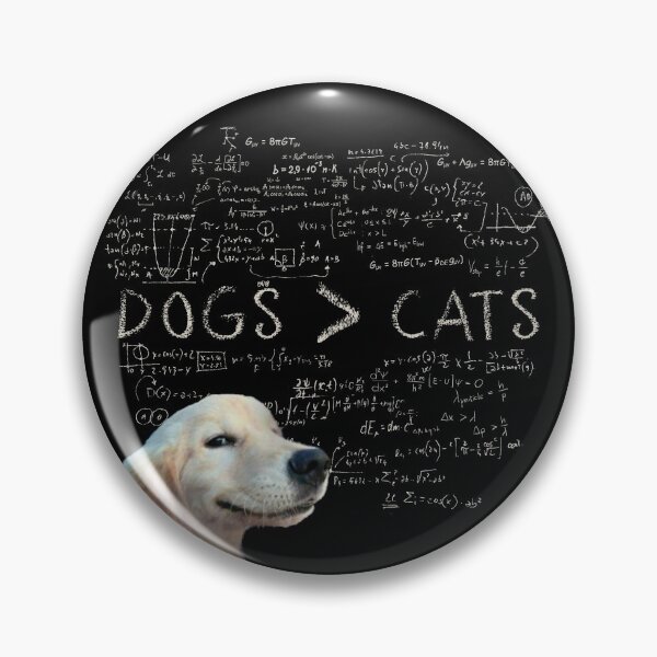 Item preview, Dogs are better than cats. Proved buy smug looking dogo with complex calculation. designed and sold by PrintPit.