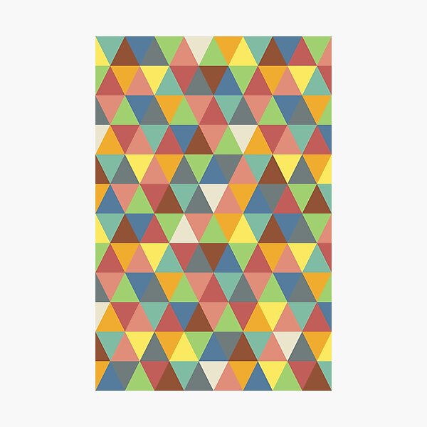 Aperçu de l'œuvre Triangles hippies créée et vendue par GreenNote.