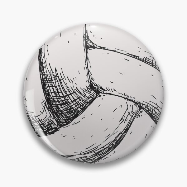 Item preview, Volleyball Sport Sketch Drawing Miscellaneous Clock designed and sold by ClocksMan.