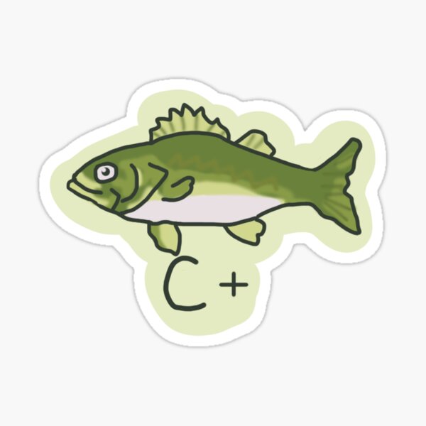 Swimming Sea Bass Decals