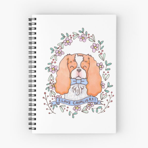 Item preview, Cavalier King Charles  Spaniel Floral Garland designed and sold by jollyinu.
