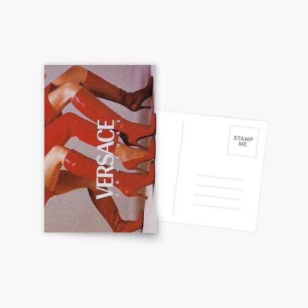 DESIGNER RED HEELS Postcard