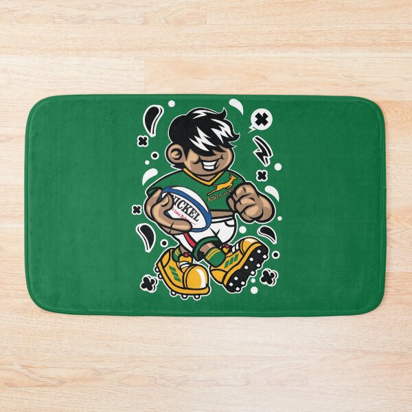 Item preview, South African Rugby player funny cartoon character t-shirt sport. designed and sold by Nickelparis.