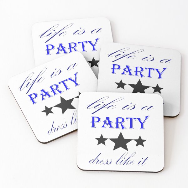 Item preview, life is a party designed and sold by SoukainaAl.