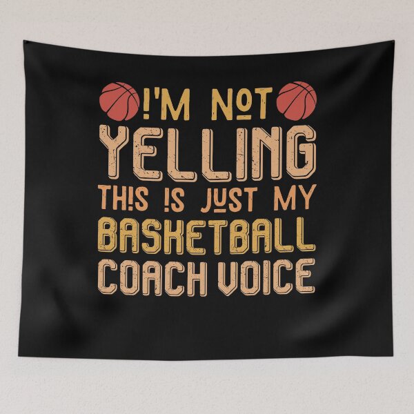 Item preview, Basketball coach voice designed and sold by ankarsdesign.