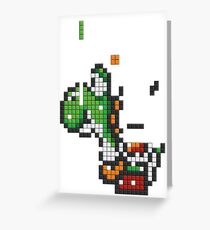 Yoshi Tetris Greeting Card