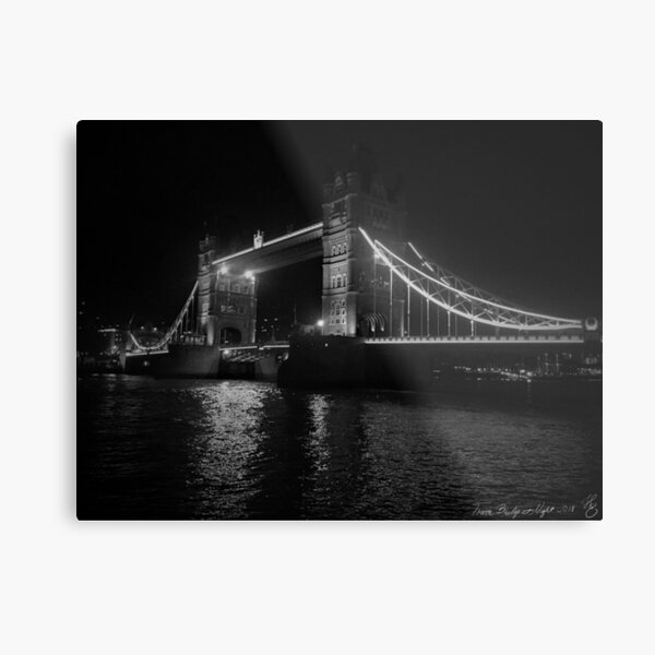 Tower Bridge at Night - London Metal Print