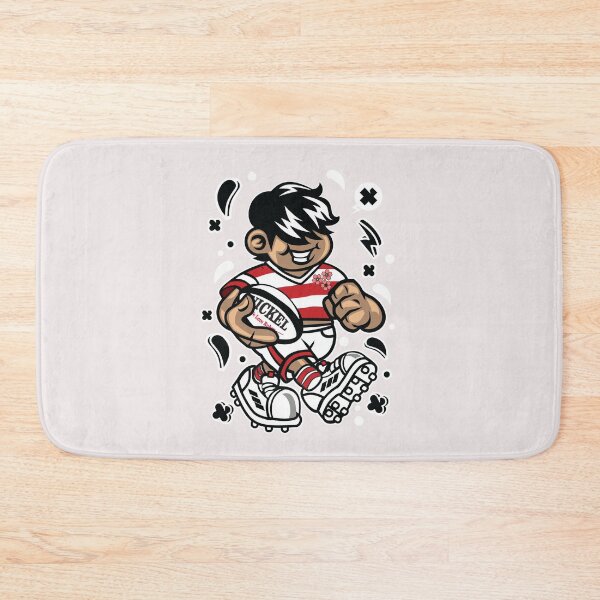 Item preview, Japan Rugby T-shirt - Funny Japanese Cartoon Character Playing Rugby Match for Fun! designed and sold by Nickelparis.