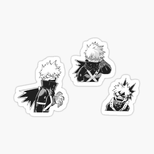 Katsuki Bakugou Sticker Sheet Sticker