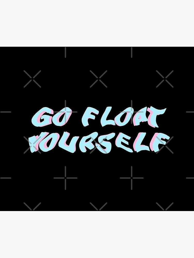 go-float-yourself-groovy-font-poster-for-sale-by-acatalepsys-redbubble