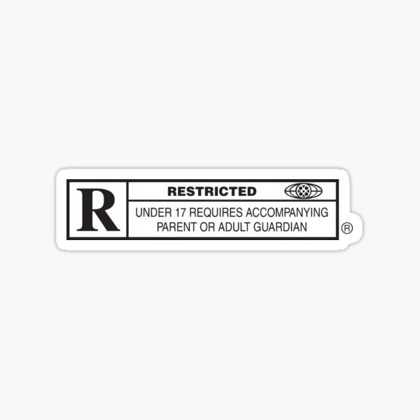 Rated R Stickers for Sale