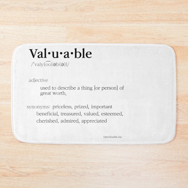 Item preview, Value Defined designed and sold by IAmValuable-Me.