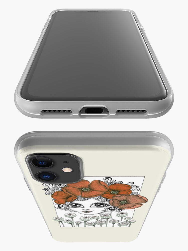 Alternate view of Charming Poppy iPhone Case & Cover