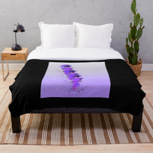 Artikelvorschau, Modeillustration von Modellen in violetten Kleidern und passenden Haaren entworfen und verkauft von PetaJaneDesigns.