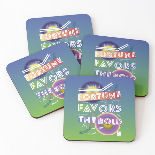 Item preview, Fortune favors the bold designed and sold by quotesonposters.