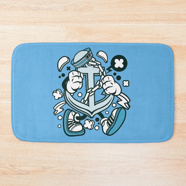 Item preview, Anchors running away my friend ! -  Cartoon Character Playing Anchor t-shirt illustration. designed and sold by Nickelparis.