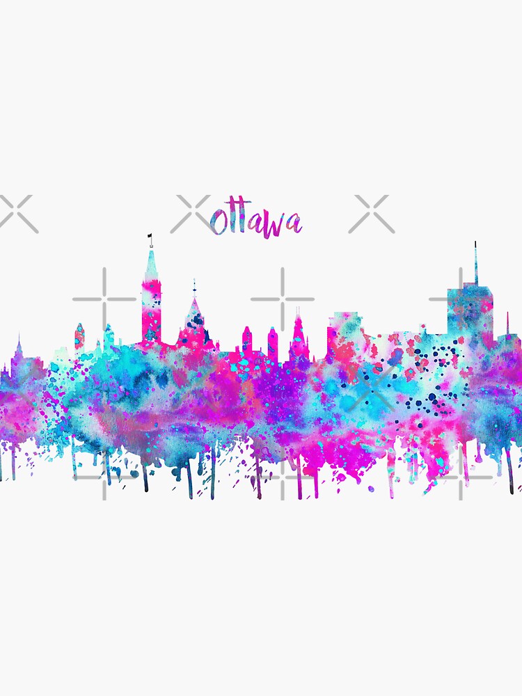"Ottawa" Sticker by Rosaliartbook Redbubble