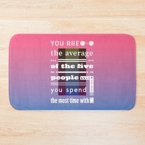 Item preview, You are the average of the five people you spend the most time with designed and sold by quotesonposters.