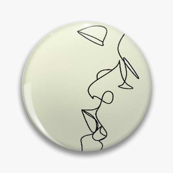 Item preview, THE KISS : Vintage Abstract  Sketch Print designed and sold by posterbobs.