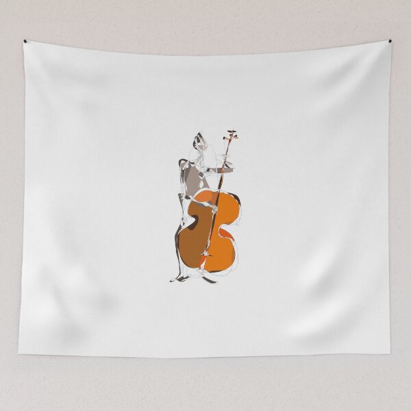 Item preview, contrabass music jazz  designed and sold by ParastooPakzad.