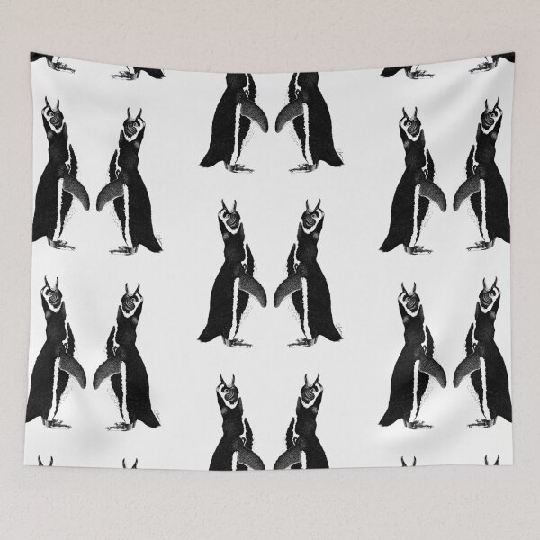 Item preview, Symmetrical penguins designed and sold by ClaimDesign.