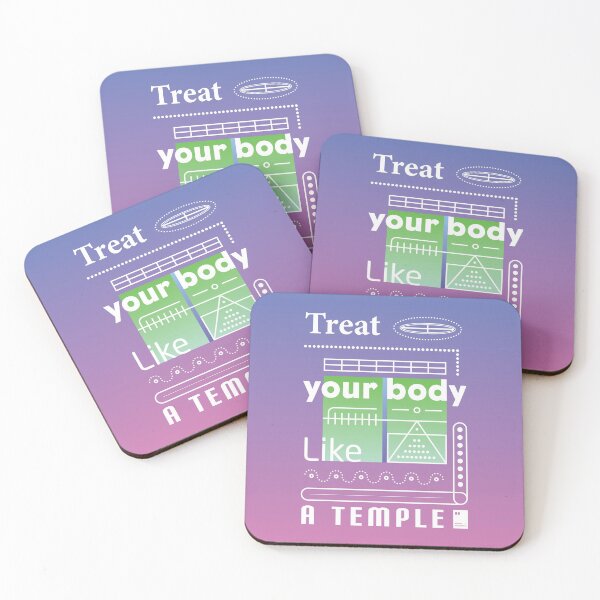 Item preview, Treat your body like a temple designed and sold by quotesonposters.