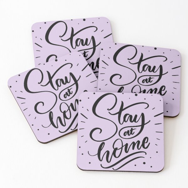 Item preview, Stay Home, Lets Stay Home Sign designed and sold by UMEShop.