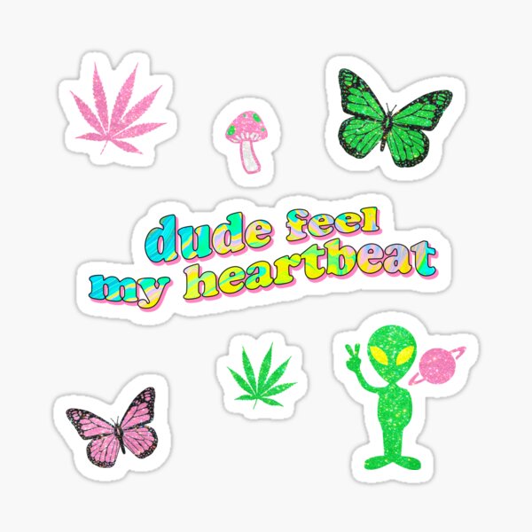 blaze it sticker set Sticker