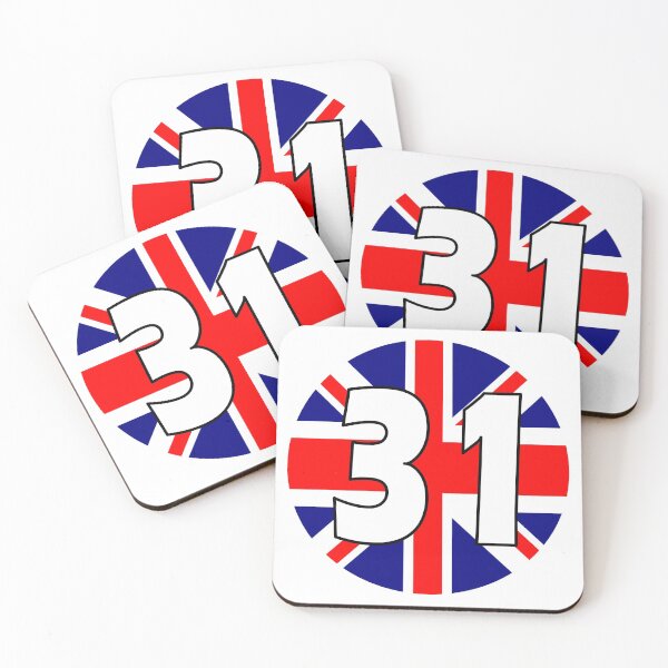 Item preview, UK flag with number 31 - thirty one designed and sold by AllShirts21.