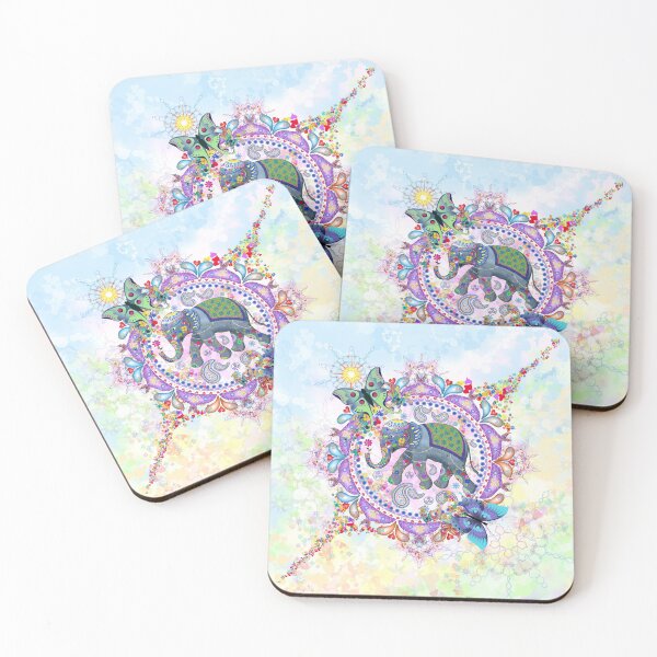 Item preview, Henna Sacred Elephant designed and sold by 99stars.