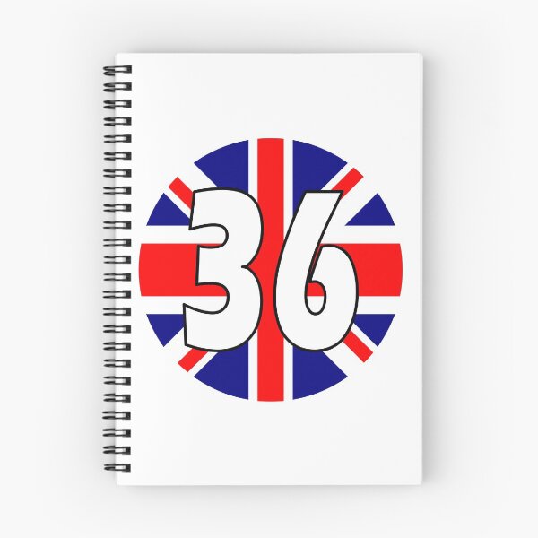 Item preview, UK flag with number 36 - thirty six designed and sold by AllShirts21.